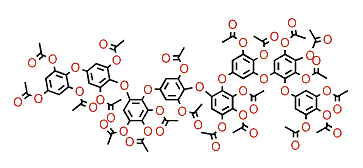 Pseudooctafuhalol D heneicosaacetate